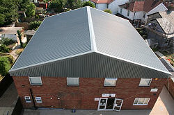 Overroof and reclad Westfield Systems, Fareham 