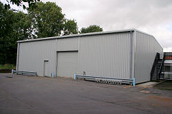 Biopharma, Winchester  reclad and re roof of warehouse