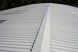 Orion Alloys, Harlow, Essex Warehouse overroof.