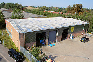 Orion Alloys, Harlow, Essex warehouse rooflight replacement.