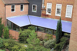 Reroof using Everlite panels St Swithuns Winchester