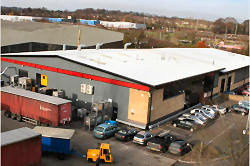 Failed PVC rooflights Wyndenham Impact Printers Basingstoke