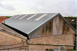Re roof of Warehouse in Worthing