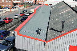 Refurbishment of industrial facility strip and resheet