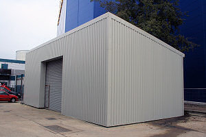 Insulation upgrade and overroof and overclad of workshop. 