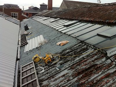 Elstree Studios Overroof Hertfordfordshire.