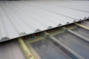 Orion Alloys, Harlow, Essex Warehouse overroof.