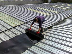 50 Linear Metres of leaking valley gutter