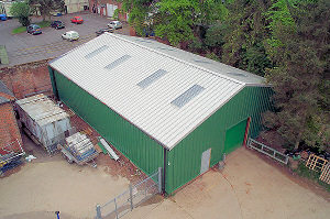 Existing asbestos cement roof, cladding and guttering replaced