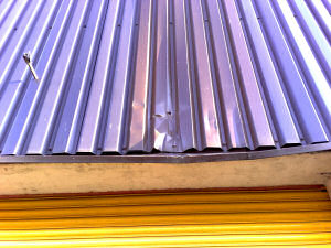 Partly detached cappings flashings