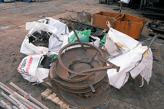 Roof debris clearance 